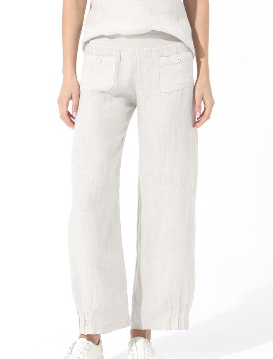 Elizabeth Scott - Linen Pants - Beige - ES-PT-101G