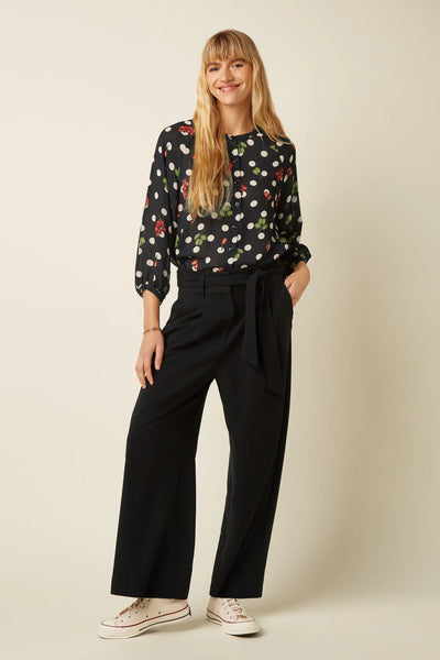 King Louie - Cybril Blouse Briny - Black