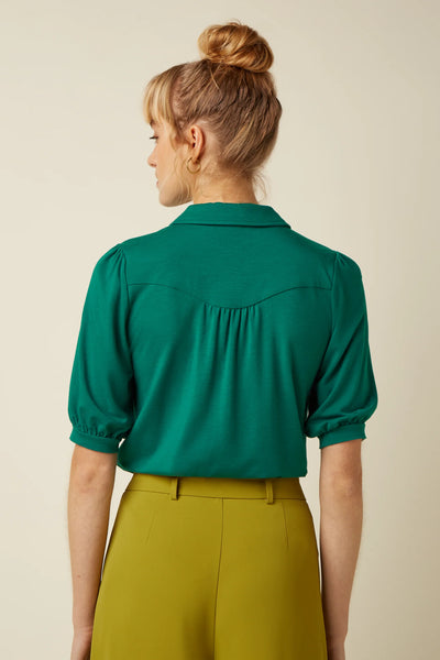King Louie - Carina Blouse Tulum - Ponderosa Green