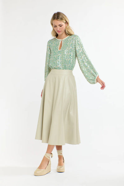 365 Days - Swan Lake Top - Green/Blue sequin - 3DT9388 Green/Blue