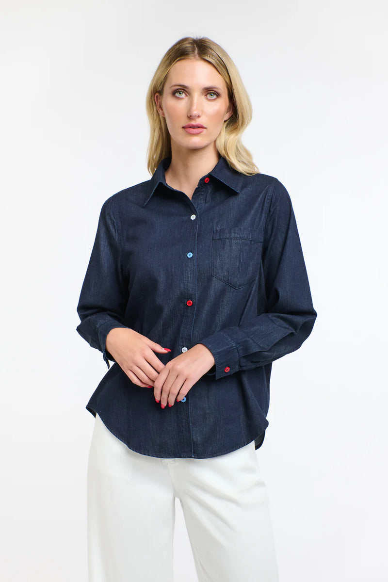 365 Days - Carly Denim Shirt - 3DS9622 denim