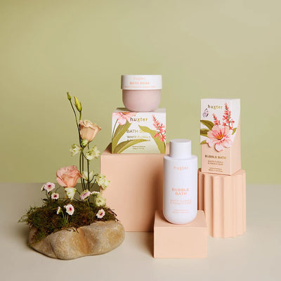 Huxter - Bath Soak - White Florals French Pear