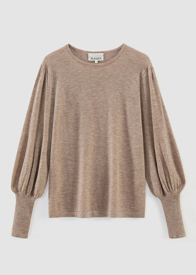 Aleger - 071 Always Bell Sleeve Knit - Beige