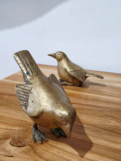 Srikandi - Brass Bird standing