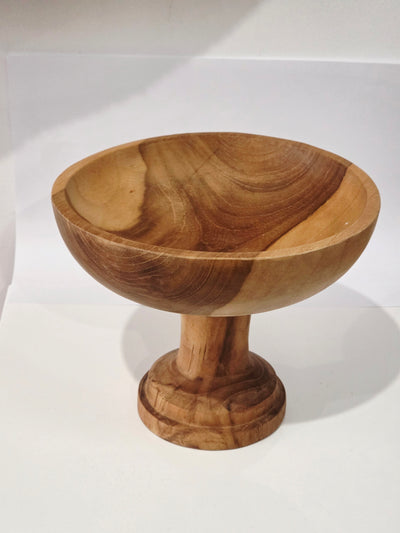Teak Bowl on stand