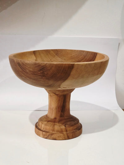 Teak Bowl on stand