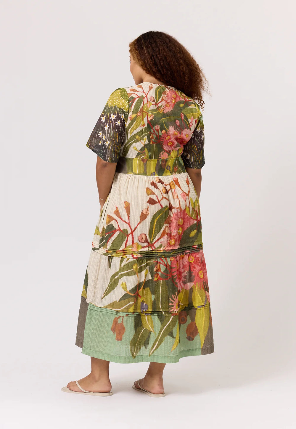 Nancybird - Tiered Mabel Dress - Flowering Gum