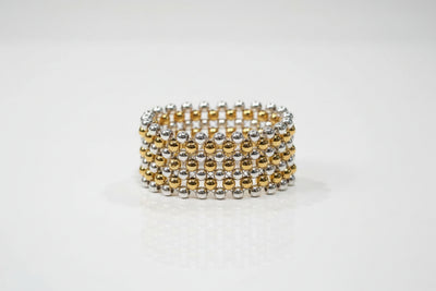 M&H - Silver Beaded Ring