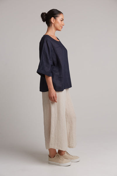 eb&ive - Studio Relaxed Top - Navy