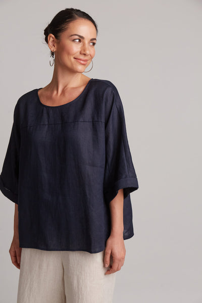 eb&ive - Studio Relaxed Top - Navy