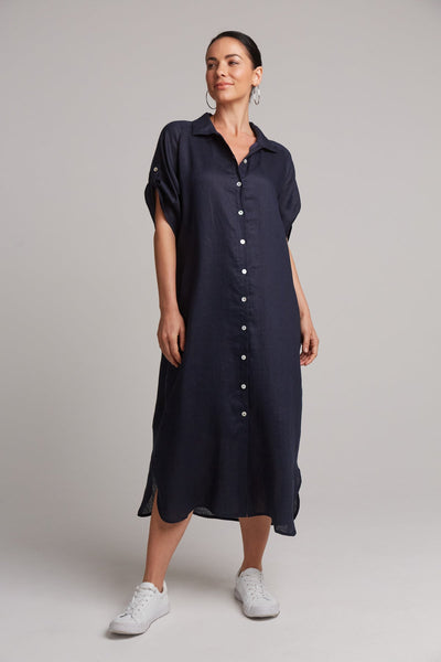 eb&ive - Studio Shirt Dress - Navy