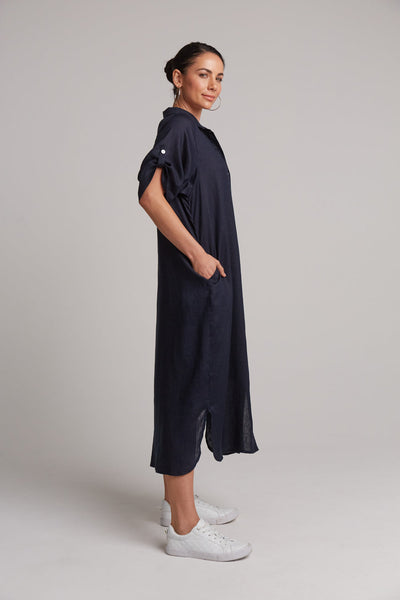 eb&ive - Studio Shirt Dress - Navy