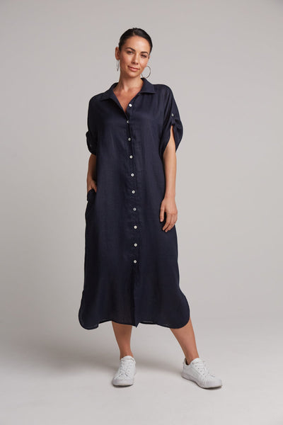 eb&ive - Studio Shirt Dress - Navy