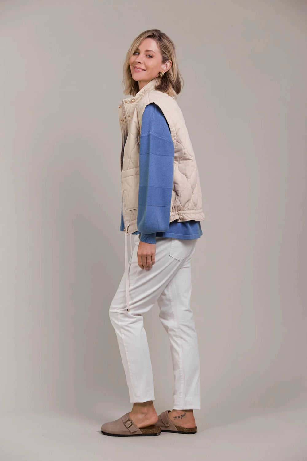 eb&ive - Vest - Pepi - Ecru