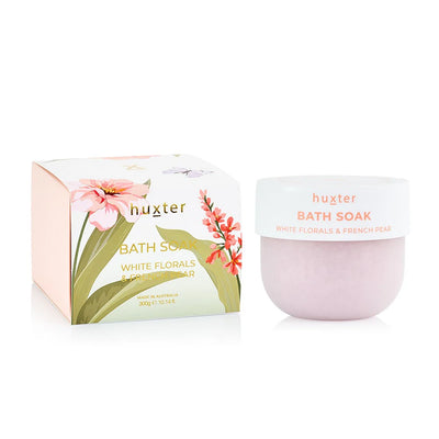Huxter - Bath Soak - White Florals French Pear
