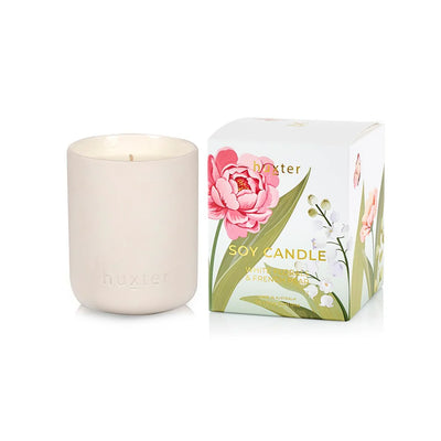 Huxter - Soy Candle - White Florals and French Pear