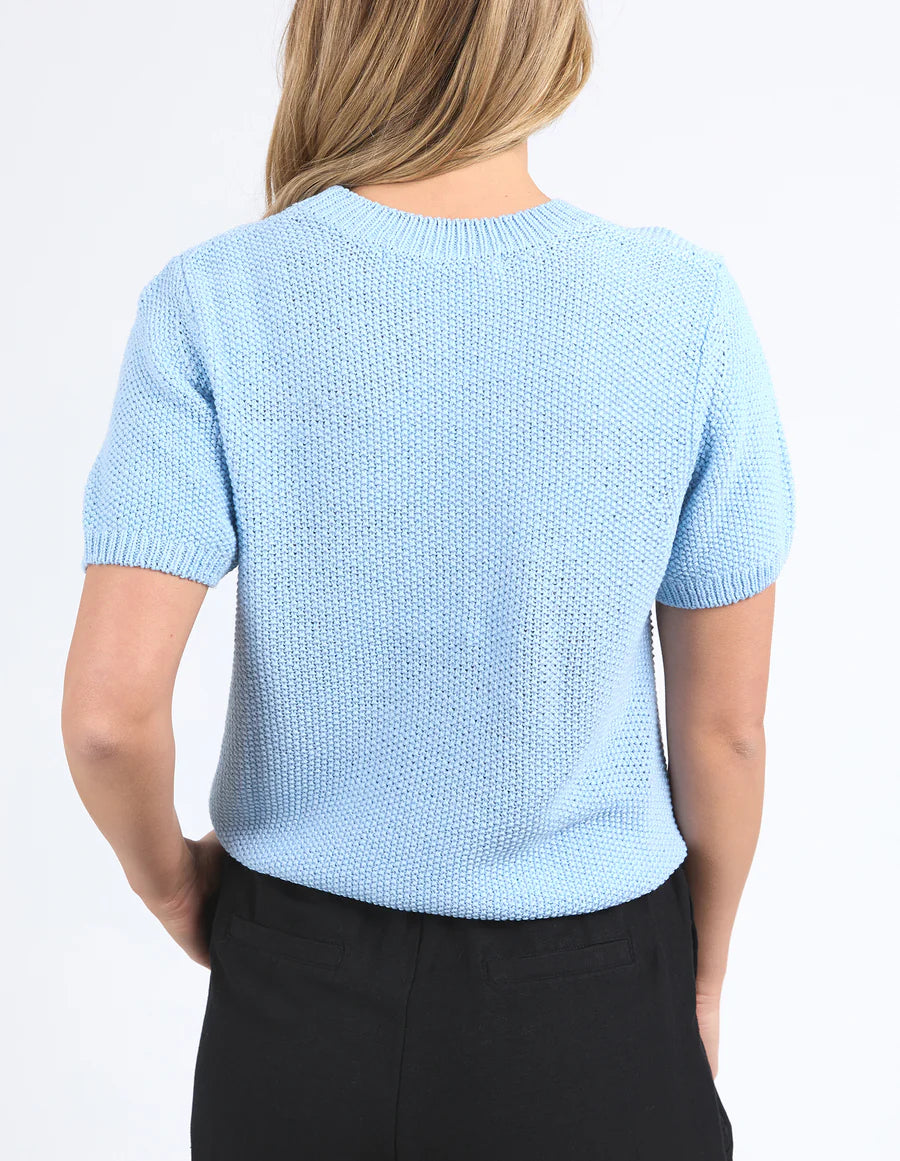 Foxwood - Blair Short Sleeve Knit - Light Blue -5522032.LBU