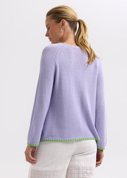 Zaket & Plover - Hand Work Trim A Line - ZP7721 Lilac