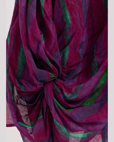 LD&Co - Painted Linen Dress - Magenta - LC7787