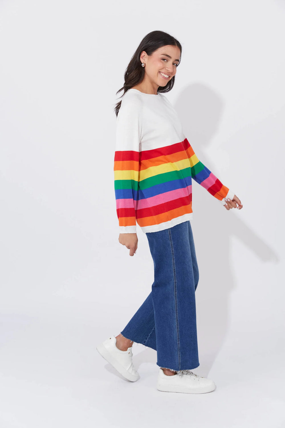 Haven - Florida Stripe Jumper - Rainbow