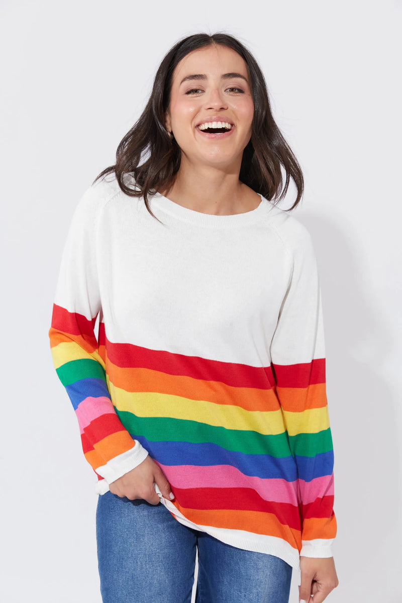 Haven - Florida Stripe Jumper - Rainbow