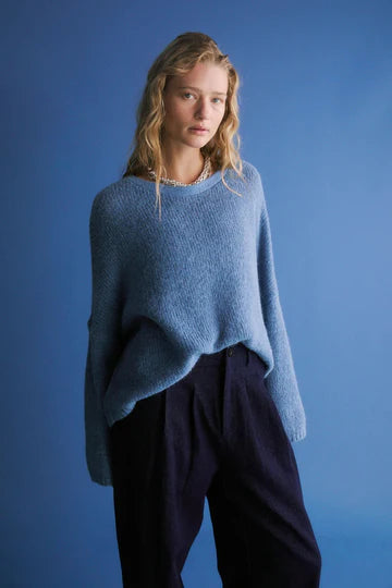 Elk The Label - Agna Sweatedr - Chambray