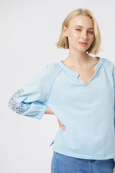 Kireina - Kimberly Top | Azure Blue