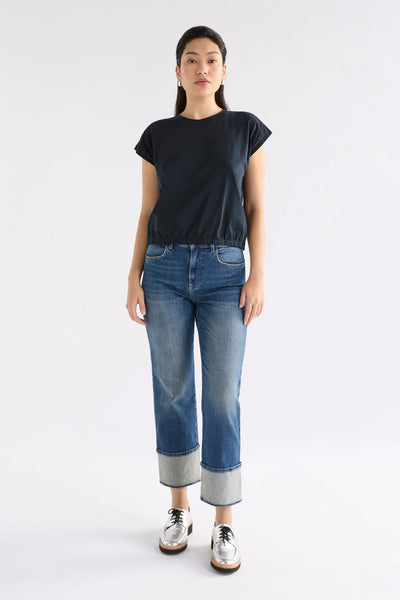 Elk - Kruis Tee - Space Blue - A0879FW24