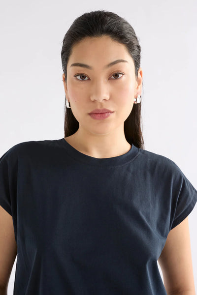 Elk - Kruis Tee - Space Blue - A0879FW24