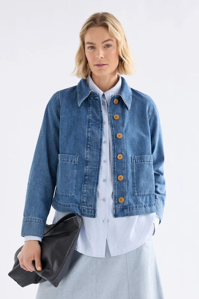 Elk - Marn Denim Jacket - Dark Blue - A0918FW26