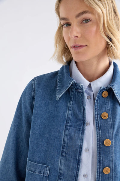 Elk - Marn Denim Jacket - Dark Blue - A0918FW26