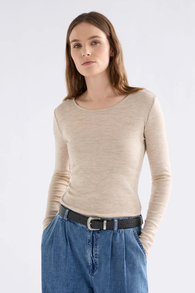 Elk - Merino Wool Skin - Flax - A1081NOG