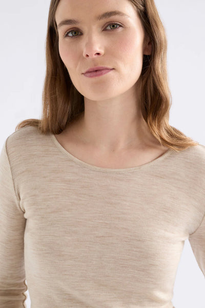 Elk - Merino Wool Skin - Flax - A1081NOG