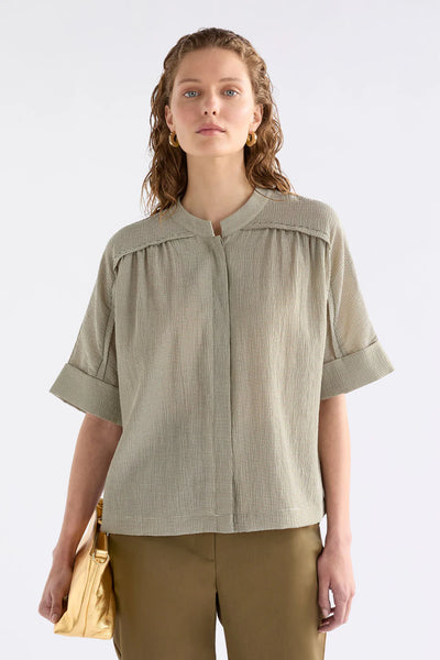 Elk - Porta Shirt - Olive Stripe - A1428ZW26