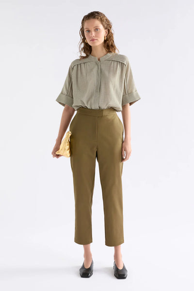 Elk - Porta Shirt - Olive Stripe - A1428ZW26