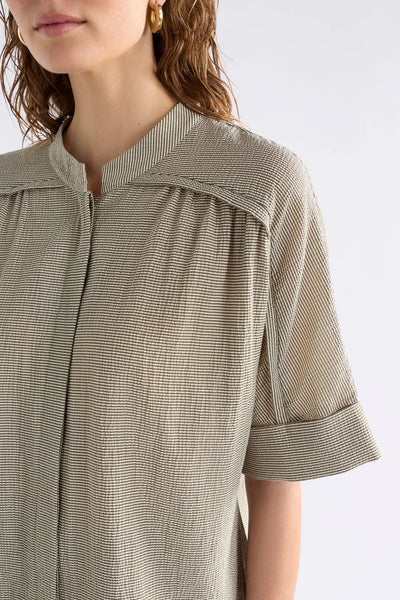 Elk - Porta Shirt - Olive Stripe - A1428ZW26
