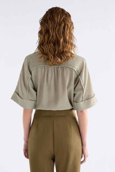 Elk - Porta Shirt - Olive Stripe - A1428ZW26