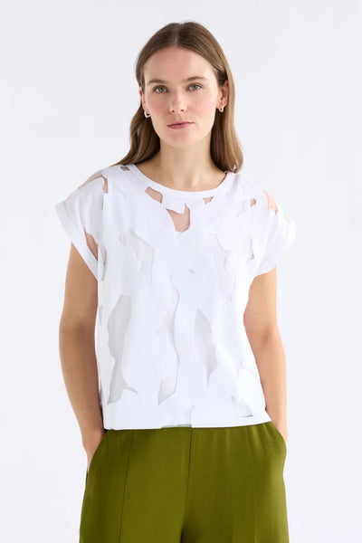 Elk - Burnout Top - White Varr