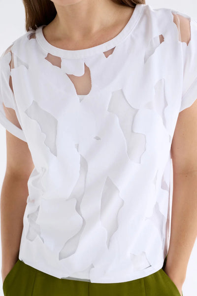 Elk - Burnout Top - White Varr