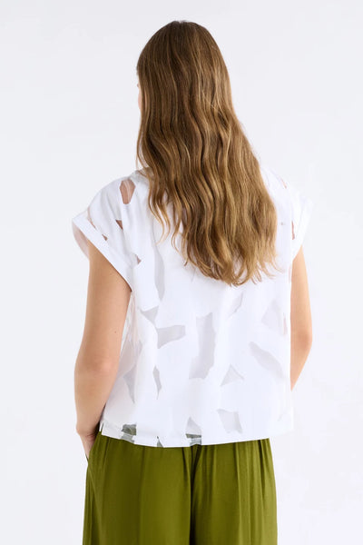 Elk - Burnout Top - White Varr