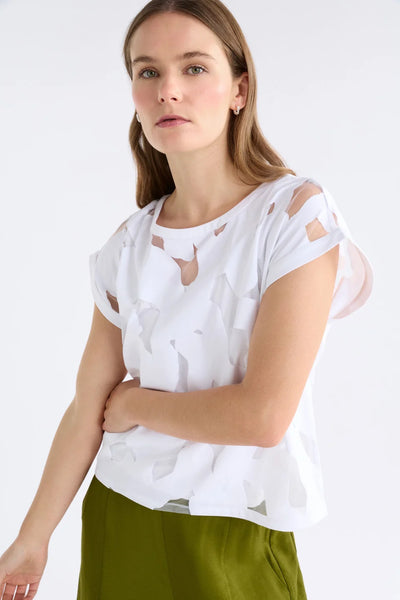 Elk - Burnout Top - White Varr