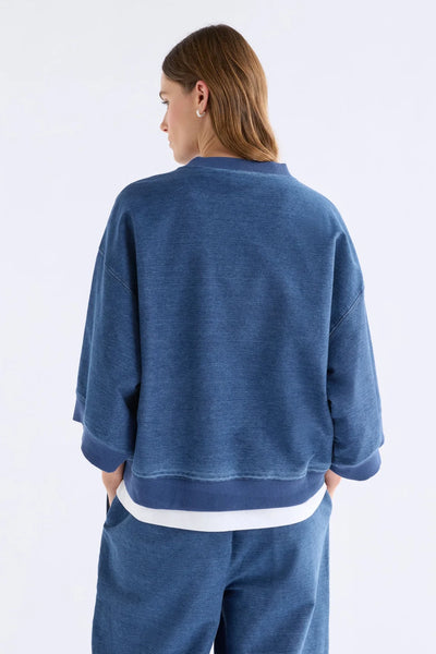Elk - Enfeld Tee - Blue Wash