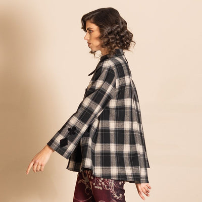 Megan Salmon - Aberdeen Car Coat - Black - MSW26-M5715