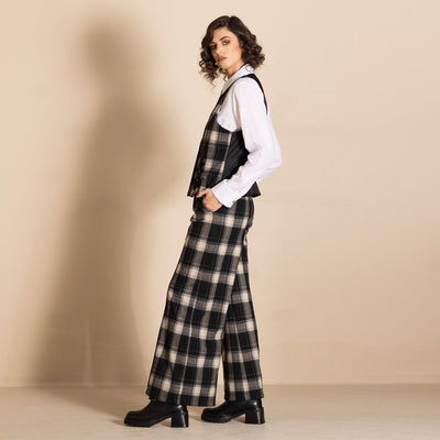 Megan Salmon - Aberdeen Waistcoat - Black - MSW26-M5716