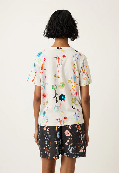 Nancybird - Apollo Tee - Watercolour Cream - S26-A36CR