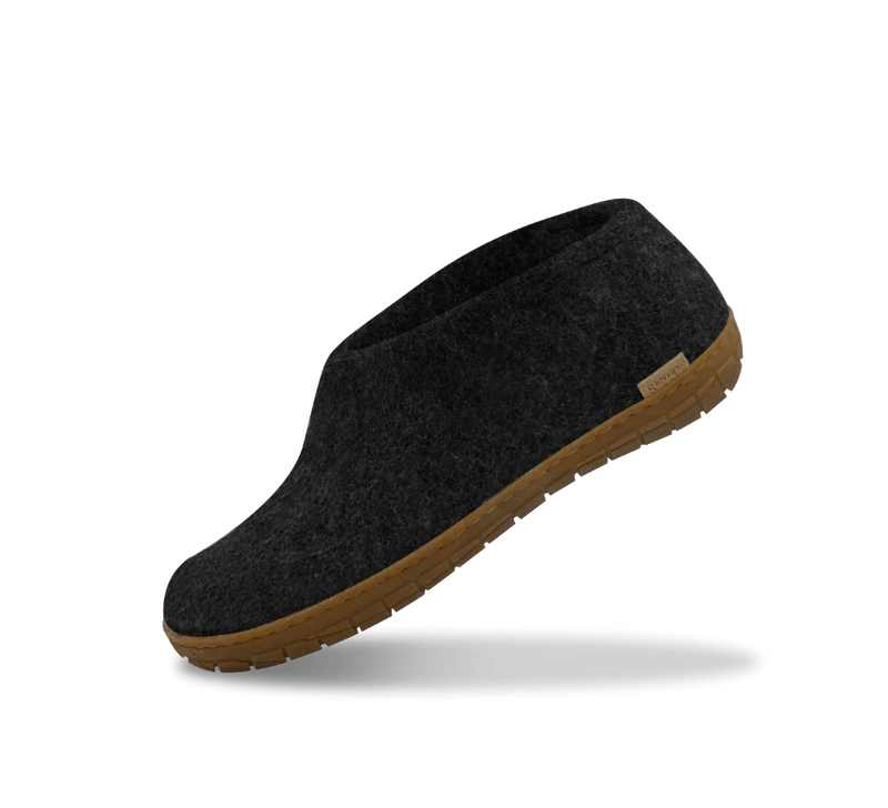 Glerups - Shoe - Charcoal / Honey rubber