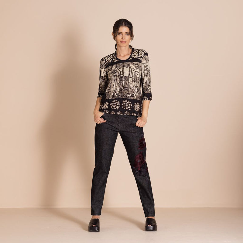 Megan Salmon - Barefoot Tee - M6624