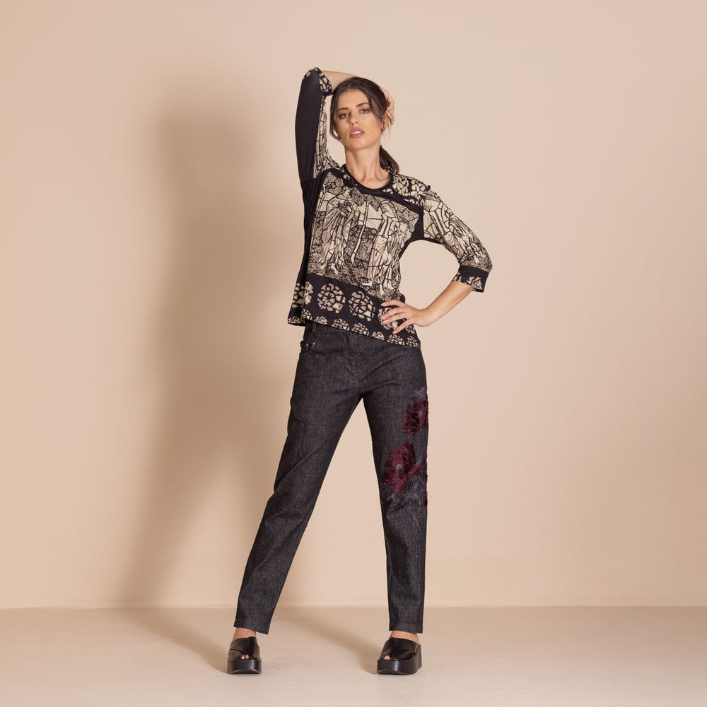 Megan Salmon - Barefoot Tee - M6624