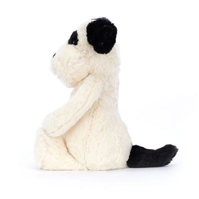 Jellycat Bashful Black & Cream Puppy small