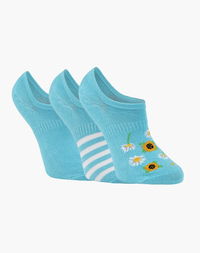 Bamboozld - 3pk Secret Socks - Sunny Days